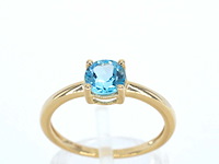 Gouden ring met topaas - afbeelding 1 van  11