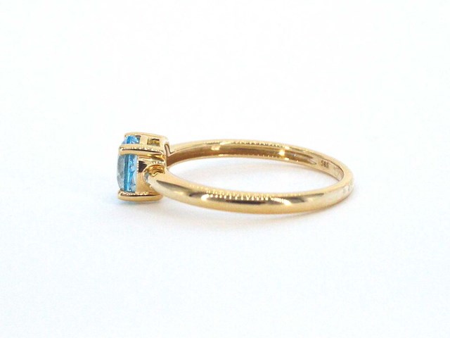 Gouden ring met topaas - afbeelding 3 van  9