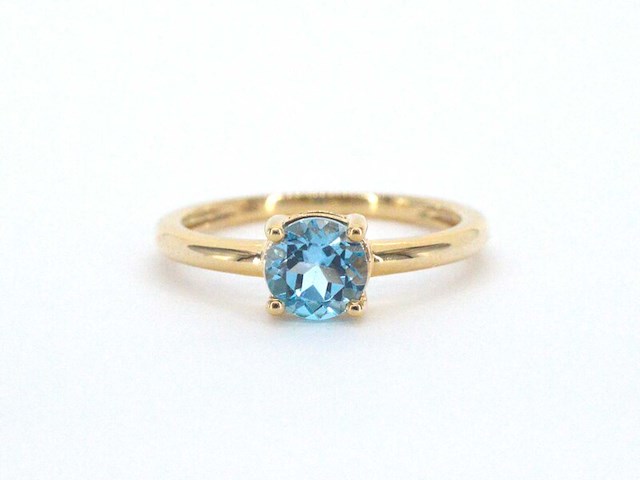 Gouden ring met topaas - afbeelding 4 van  9