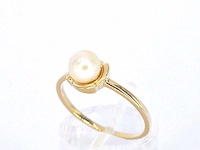 Gouden ring parel - afbeelding 4 van  10