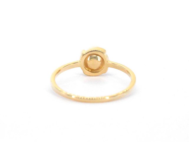 Gouden ring parel - afbeelding 8 van  10