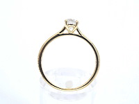 Gouden ring solitair met natuurlijke briljant geslepen diamanten - afbeelding 3 van  11