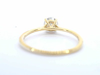 Gouden ring solitair met natuurlijke briljant geslepen diamanten - afbeelding 9 van  11