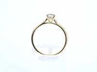 Gouden ring solitair met natuurlijke briljant geslepen diamanten - afbeelding 2 van  12