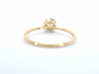 Gouden ring solitair met natuurlijke briljant geslepen diamanten - afbeelding 9 van  12