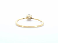 Gouden ring solitair met natuurlijke briljant geslepen diamanten - afbeelding 7 van  11