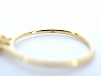 Gouden ring solitair met natuurlijke briljant geslepen diamanten - afbeelding 8 van  11