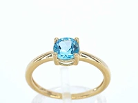 Gouden ring topaas