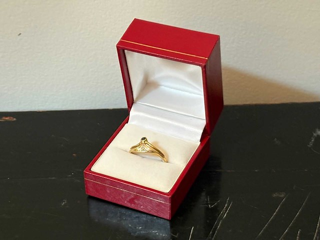 Gouden ring - afbeelding 1 van  2