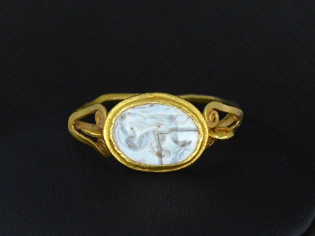 Gouden romeinse ring - ca. 2000 jaar oud - afbeelding 4 van  5
