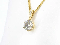 Gouden solitair hanger diamant 1.50 ct - afbeelding 4 van  10