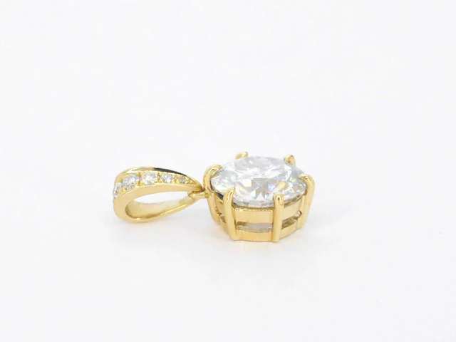 Gouden solitair hanger diamant 2.00 ct - afbeelding 6 van  7