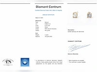 Gouden solitair oorbellen briljant 0.20 ct - afbeelding 7 van  7