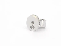 Gouden solitair oorbellen met 2.00 carat natuurlijke diamant - afbeelding 2 van  12