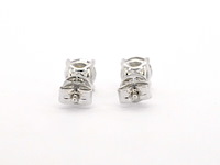 Gouden solitair oorbellen met champagne diamant 2.10 carat - afbeelding 5 van  8