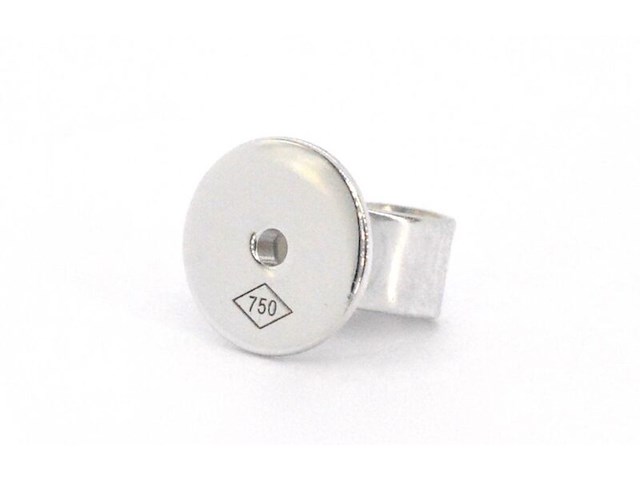 Gouden solitair oorbellen met natuurlijke champagne diamant 2.10 carat - afbeelding 7 van  9