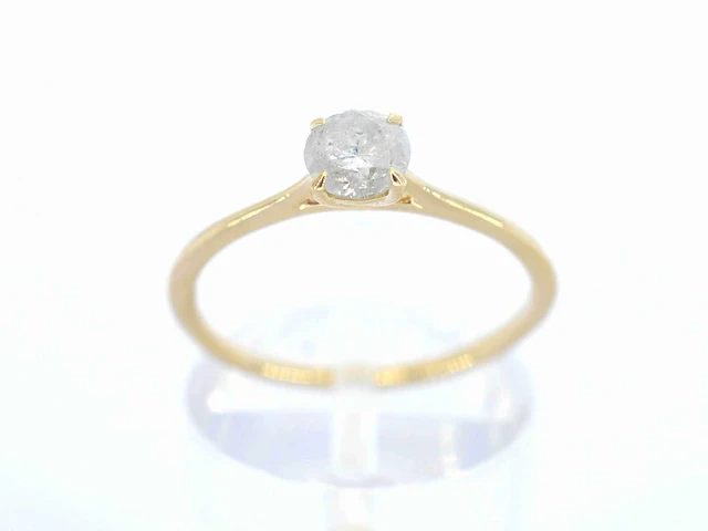 Gouden solitair ring briljant 0.55 ct - afbeelding 7 van  11