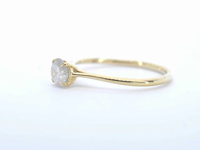 Gouden solitair ring briljant 0.55 ct - afbeelding 10 van  11