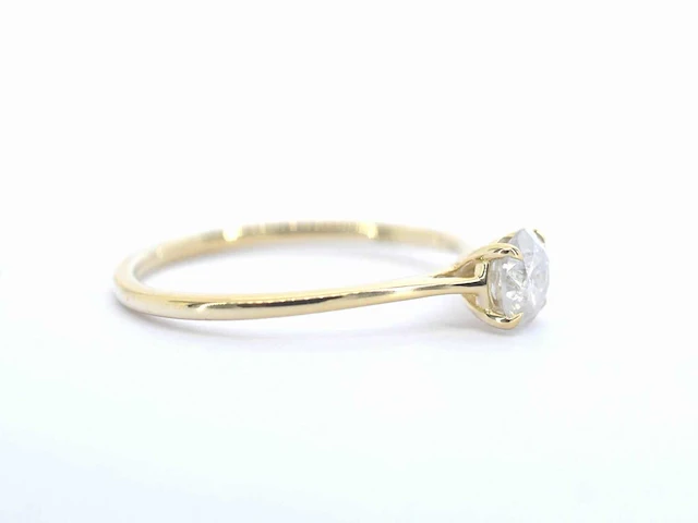 Gouden solitair ring briljant 0.55 ct - afbeelding 11 van  11