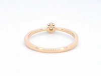 Gouden solitair ring briljant - afbeelding 8 van  10