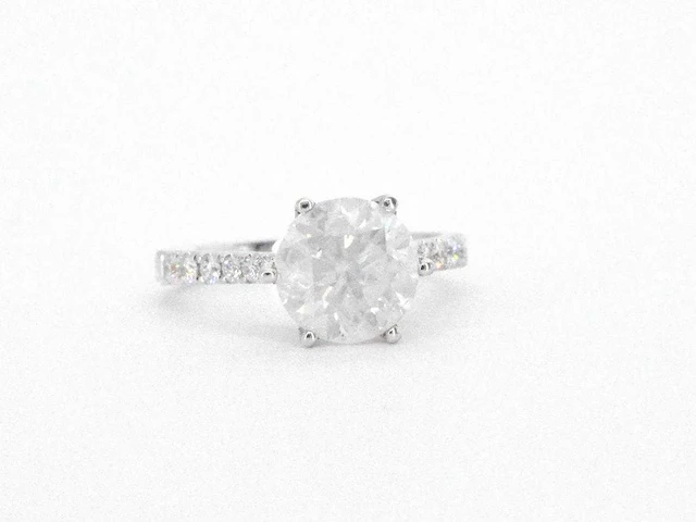 Gouden solitair ring diamant 3.00 ct - afbeelding 7 van  11