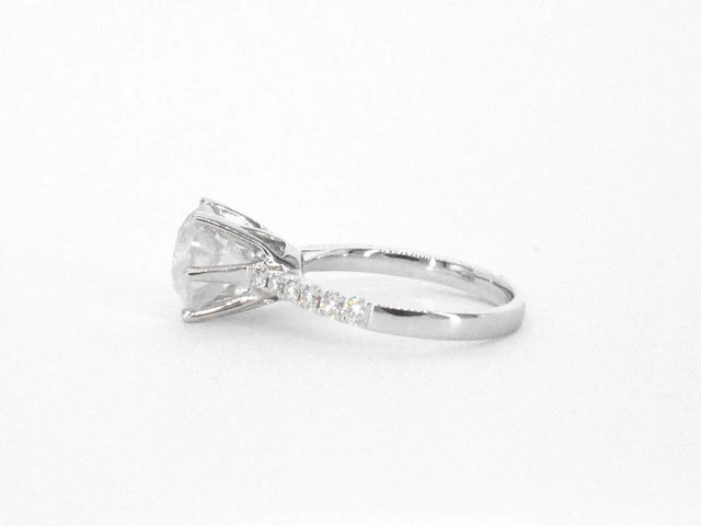 Gouden solitair ring diamant 3.00 ct - afbeelding 8 van  11