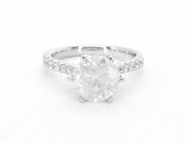 Gouden solitair ring diamant 3.00 ct - afbeelding 9 van  11