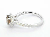 Gouden solitair ring diamant - afbeelding 2 van  10