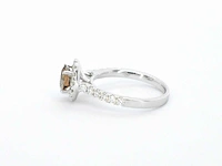 Gouden solitair ring diamant - afbeelding 7 van  10
