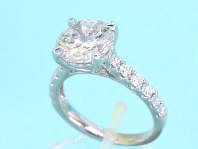 Gouden solitair ring grote diamant 5.00 carat - afbeelding 4 van  9