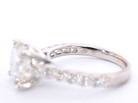 Gouden solitair ring grote diamant 5.00 carat - afbeelding 8 van  9