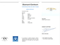 Gouden solitair ring met briljant diamanten - afbeelding 5 van  11