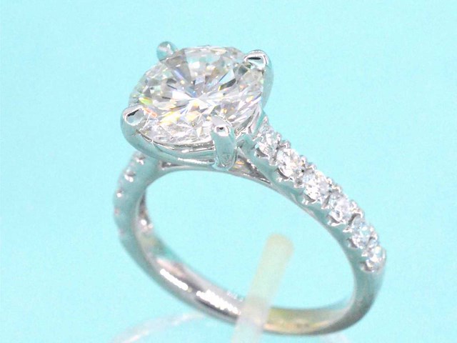 Gouden solitair ring met diamant 3.00 carat - afbeelding 4 van  7