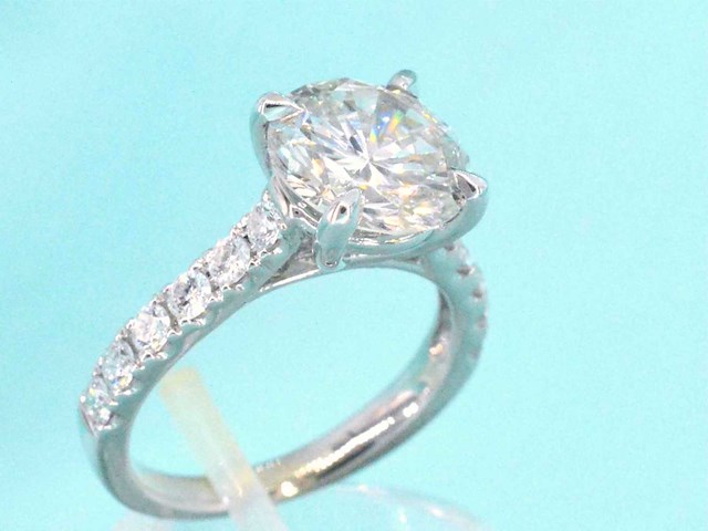 Gouden solitair ring met diamant 3.00 carat - afbeelding 5 van  7