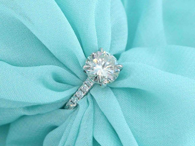 Gouden solitair ring met diamant 3.00 carat - afbeelding 6 van  7