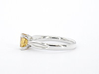Gouden solitair ring met diamant - afbeelding 9 van  13
