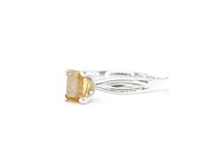 Gouden solitair ring met diamant - afbeelding 12 van  13