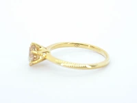 Gouden solitair ring met diamant - afbeelding 6 van  10