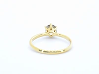 Gouden solitair ring met diamant - afbeelding 9 van  11