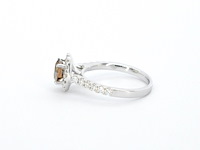 Gouden solitair ring met diamanten - afbeelding 7 van  11