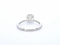 Gouden solitair ring met een briljant geslepen diamant (gecertificeerd) - afbeelding 8 van  10