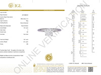 Gouden solitair ring met een briljant geslepen natuurlijke diamant (gecertificeerd) - afbeelding 4 van  6