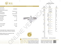 Gouden solitair vierpoots ring met een briljant geslepen natuurlijke diamant (gecertificeerd) - afbeelding 5 van  11