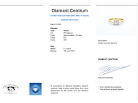 Gouden solitaire ring met prinses geslepen diamant - afbeelding 3 van  7