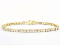 Gouden tennis armband met 6.50 carat diamanten