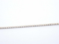 Gouden tennis armband met natuurlijke diamanten - afbeelding 6 van  7