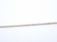 Gouden tennis armband met natuurlijke diamanten - afbeelding 5 van  8