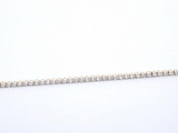 Gouden tennis armband met natuurlijke diamanten - afbeelding 5 van  8