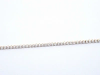 Gouden tennis armband met natuurlijke diamanten - afbeelding 5 van  8