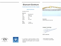 Gouden tennisarmband 10 ct diamant - afbeelding 7 van  7
